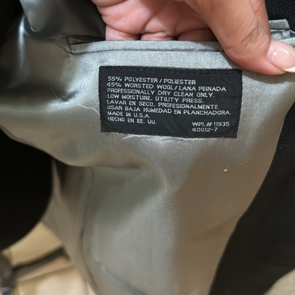 Black Stafford 43R button down blazer jacket! - Picture 8 of 13